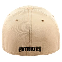 Men's '47 Khaki New England Patriots Dusted Relaxed Franchise Fitted Hat