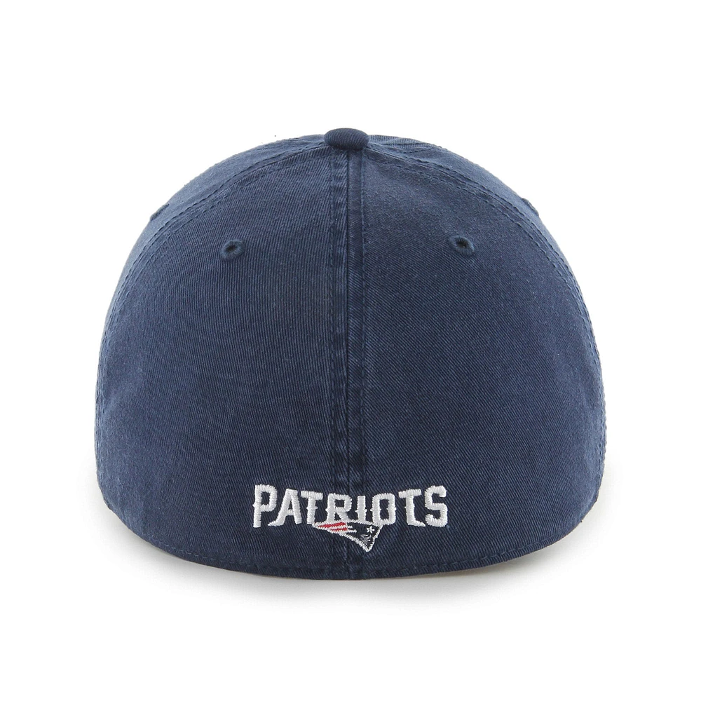 Men's '47 Navy New England Patriots Franchise Logo Fitted Hat