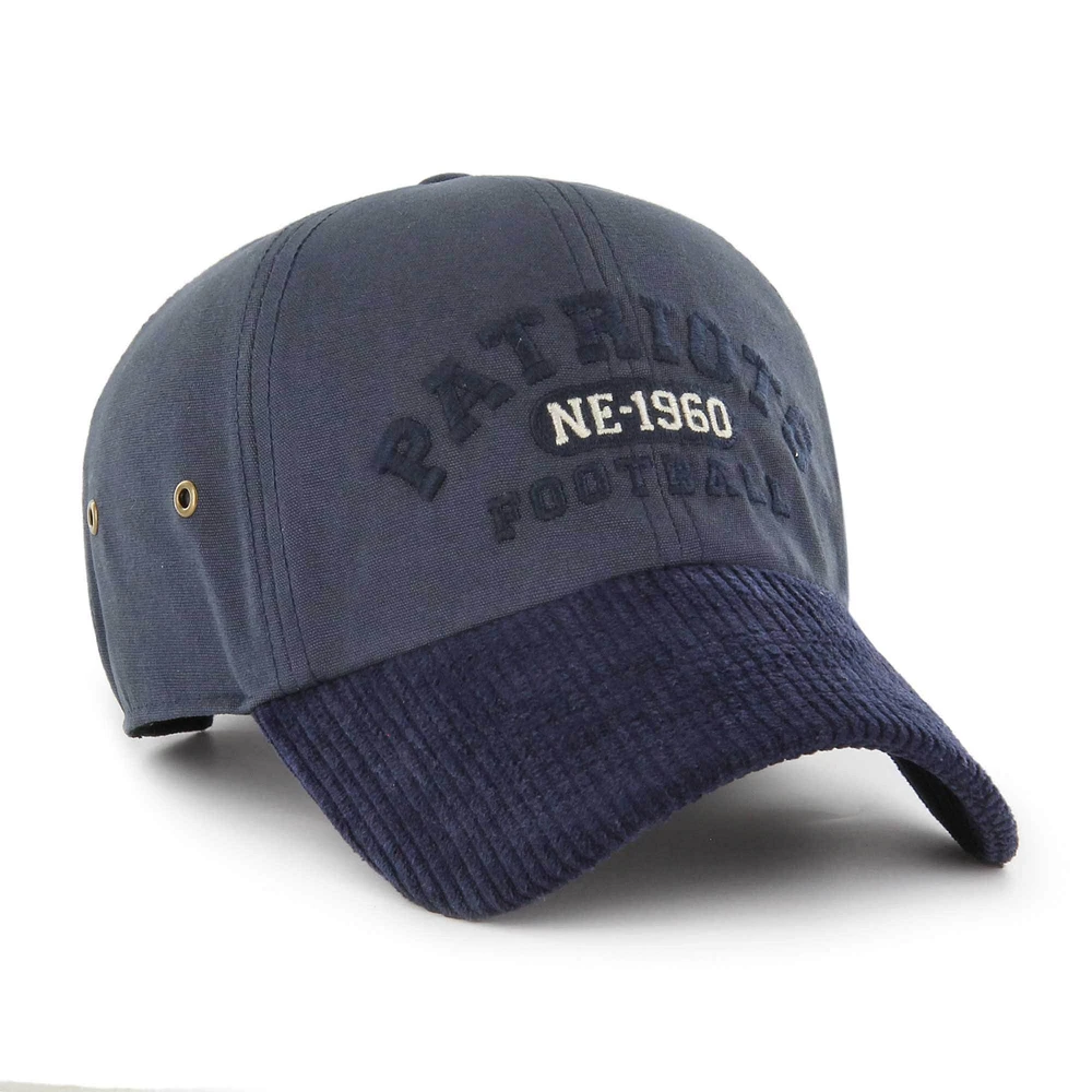 Men's '47 Navy New England Patriots Ridgeway Clean Up Adjustable Hat