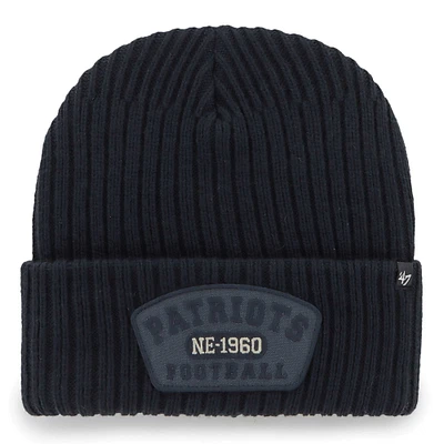 Bonnet en tricot à revers Ridgeway '47 Navy New England Patriots pour hommes