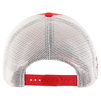 Men's '47 Red New England Patriots Throwback Clubhouse Boon Clean-Up Trucker Adjustable Hat