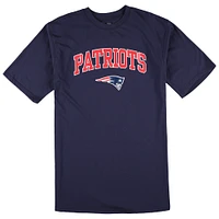 Men's Concepts Sport Navy/Heather Gray New England Patriots Big & Tall T-Shirt Pajama Pants Sleep Set
