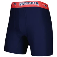 Men's Concepts Sport Navy/Red New England Patriots 2-Pack Boxer Briefs Set