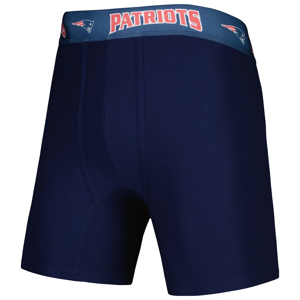 Men's Concepts Sport Navy/Red New England Patriots 2-Pack Boxer Briefs Set