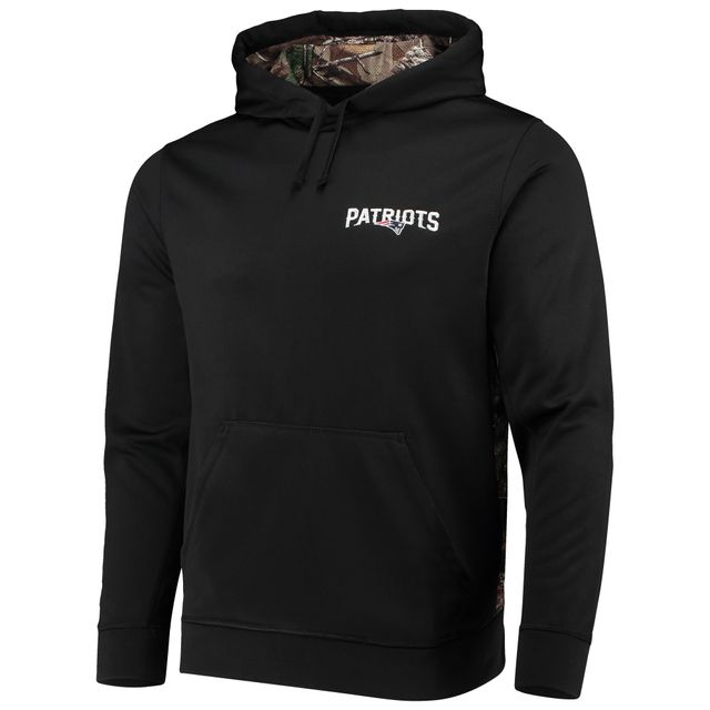 Chandail à capuchon Dunbrooke noir/Realtree Camo New England Patriots Logo Ranger pour homme