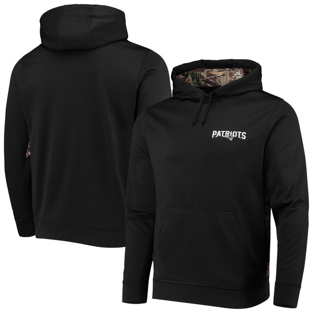 Chandail à capuchon Dunbrooke noir/Realtree Camo New England Patriots Logo Ranger pour homme