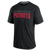 Men's Fanatics Black New England Patriots Blackout Defender T-Shirt