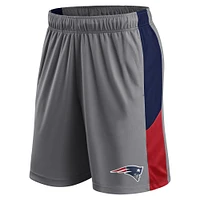 Men's Fanatics Gray New England Patriots Primary Logo Shorts