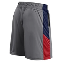 Men's Fanatics Gray New England Patriots Primary Logo Shorts