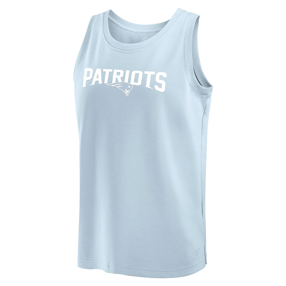 Men's Fanatics Light Blue New England Patriots Elements Tank Top