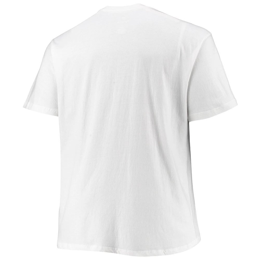 Men's Fanatics White New England Patriots Big & Tall City Pride T-Shirt