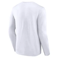 Men's Fanatics White New England Patriots Long Sleeve T-Shirt