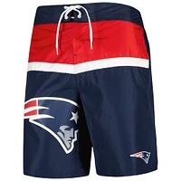 Men's G-III Sports by Carl Banks Navy New England Patriots Sea Wind Swim Trunks