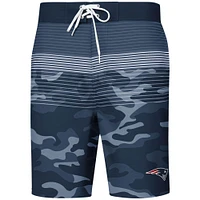 Men's G-III Sports by Carl Banks Navy New England Patriots Wave Swim Trunks