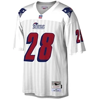 Men's Mitchell & Ness Curtis Martin White New England Patriots Legacy Replica Jersey