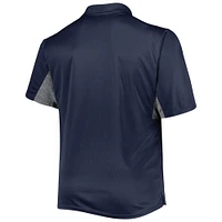 Men's Navy New England Patriots Big & Tall Team Color Polo