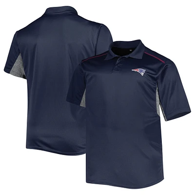 Polo bleu marine New England Patriots Big & Tall Team Color pour homme