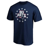 Men's Navy New England Patriots Hometown Go Pats T-Shirt