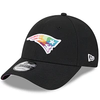 Men's New Era  Black New England Patriots 2023 NFL Crucial Catch 9FORTY Adjustable Hat