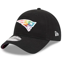 Men's New Era  Black New England Patriots 2023 NFL Crucial Catch 9TWENTY Adjustable Hat