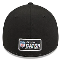 Men's New Era  Pink England Patriots 2023 NFL Crucial Catch 39THIRTY Flex Hat
