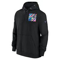 Men's Nike  Black New England Patriots 2023 NFL Crucial Catch Club Pullover Hoodie