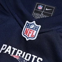 Men's Nike Curtis Martin Navy New England Patriots Game Retired Player Jersey