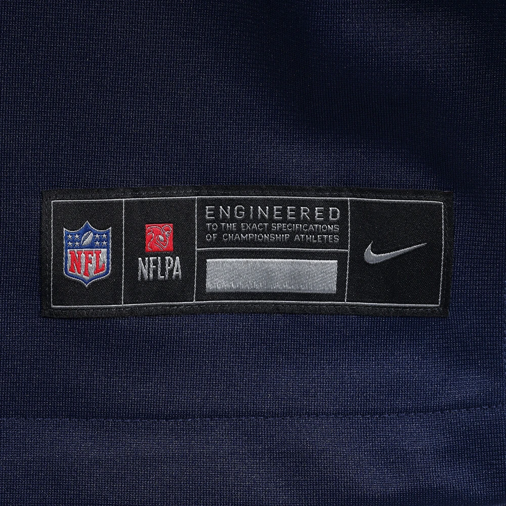 Men's Nike Curtis Martin Navy New England Patriots Game Retired Player Jersey