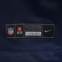 Men's Nike Curtis Martin Navy New England Patriots Game Retired Player Jersey
