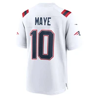 Men's Nike Drake Maye New England Patriots Player Game Jersey