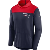 Men's Nike Navy/Red New England Patriots Athletic Lockup Pullover Hoodie
