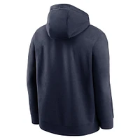 Men's Nike Navy New England Patriots Club Fleece Pullover Hoodie