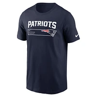 Men's Nike Navy New England Patriots Division Essential T-Shirt