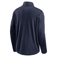 Men's Nike Navy New England Patriots Pacer Performance Quarter-Zip Top