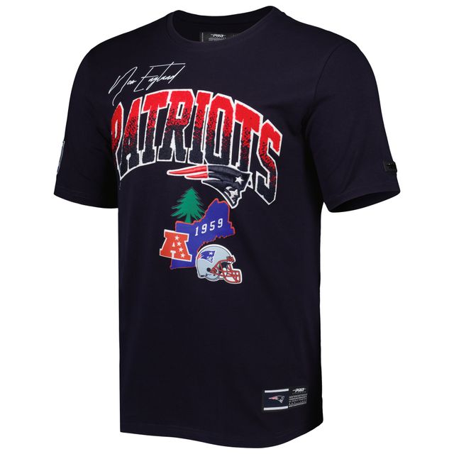 T-shirt Pro Standard Navy New England Patriots Hometown Collection pour homme