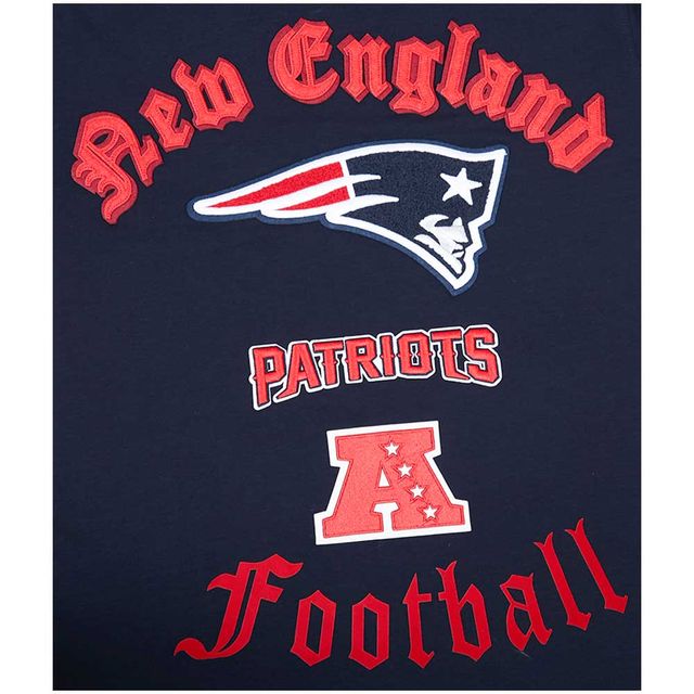 T-shirt Pro Standard Navy New England Patriots Old English pour homme