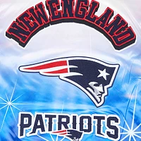 Men's Pro Standard Navy New England Patriots Sublimated Satin Full-Snap Jacket
