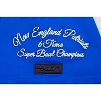 Men's Pro Standard Royal New England Patriots Hybrid T-Shirt