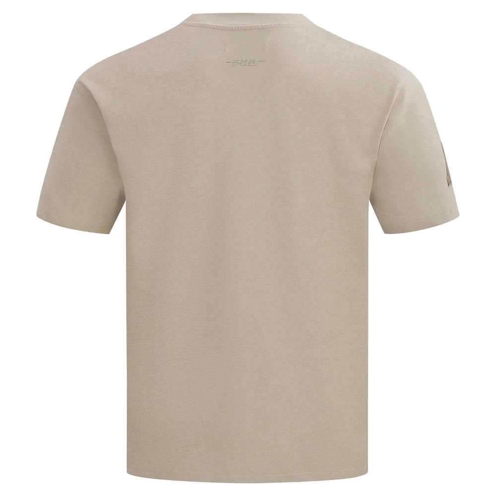Men's Pro Standard Tan New England Patriots Drop Shoulder T-Shirt
