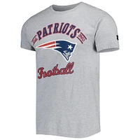 Men's Starter Heathered Gray New England Patriots Prime Time T-Shirt