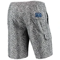 Men's Tommy Bahama Gray New England Patriots Baja Geo Wave Swim Shorts