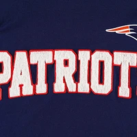 T-shirt à capuche Tommy Hilfiger pour homme bleu marine/blanc New England Patriots Alex