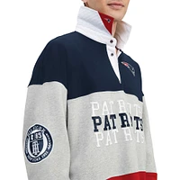 Men's Tommy Hilfiger Navy New England Patriots Connor Oversized Rugby Long Sleeve Polo