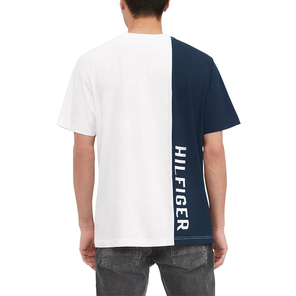 T-shirt Zack Tommy Hilfiger blanc pour hommes des New England Patriots