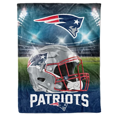 Couverture de lumières de stade 60 po x 80 po des New England Patriots