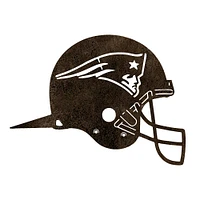 New England Patriots Metal Garden Art Helmet Spike