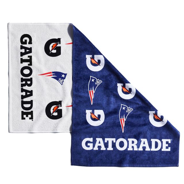 Serviette Gatorade sur le terrain des Patriots de la Nouvelle-Angleterre