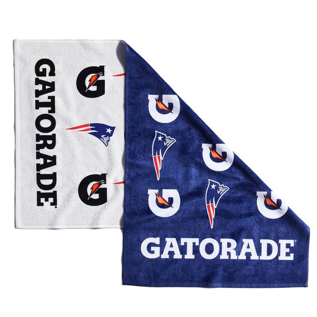 Serviette Gatorade sur le terrain des Patriots de la Nouvelle-Angleterre