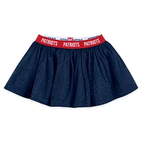 Newborn & Infant WEAR by Erin Andrews New England Patriots Three-Piece Long Sleeve Bodysuit, Tutu and Sweatpants Set