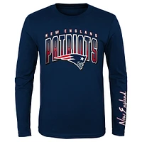 Preschool Navy/Red New England Patriots Fan Fave T-Shirt Combo Set